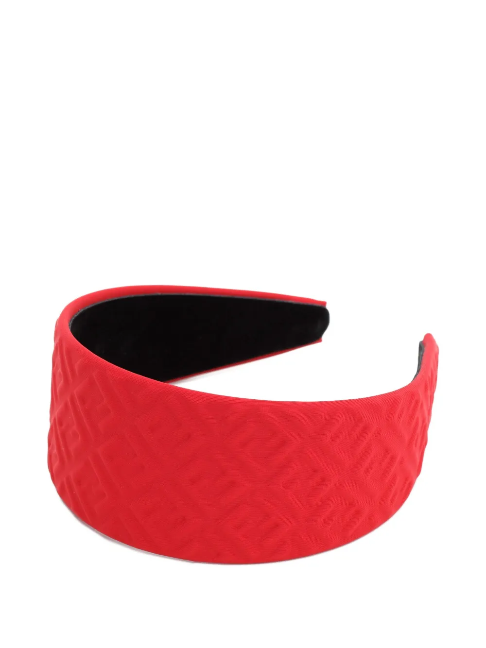 Fendi Kids FF-embossed headband Rood
