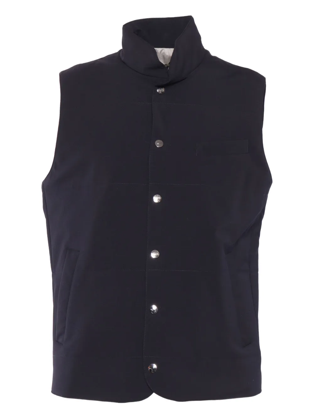 quilted sleeveless gilet
