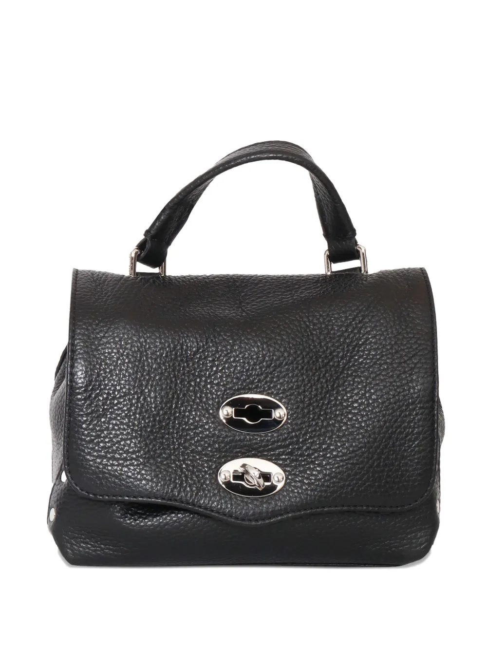 Zanellato baby Postina Daily leather shoulder bag - ブラック Zanellato baby Postina Daily leather shoulder bag - ブラック