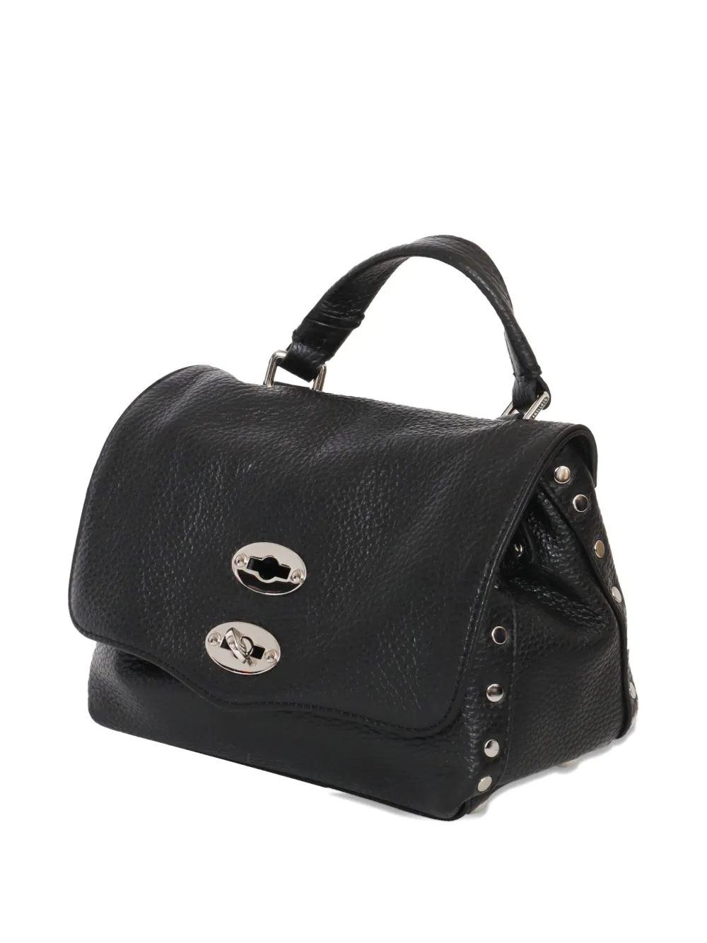 Zanellato baby Postina Daily leather shoulder bag Zwart
