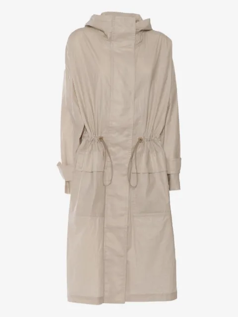 Fay hooded drawstring parka