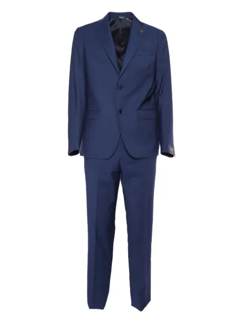 Brera single-breasted patch-pocket suit