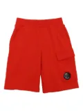 C.P. Company Kids cargo pocket shorts - Red