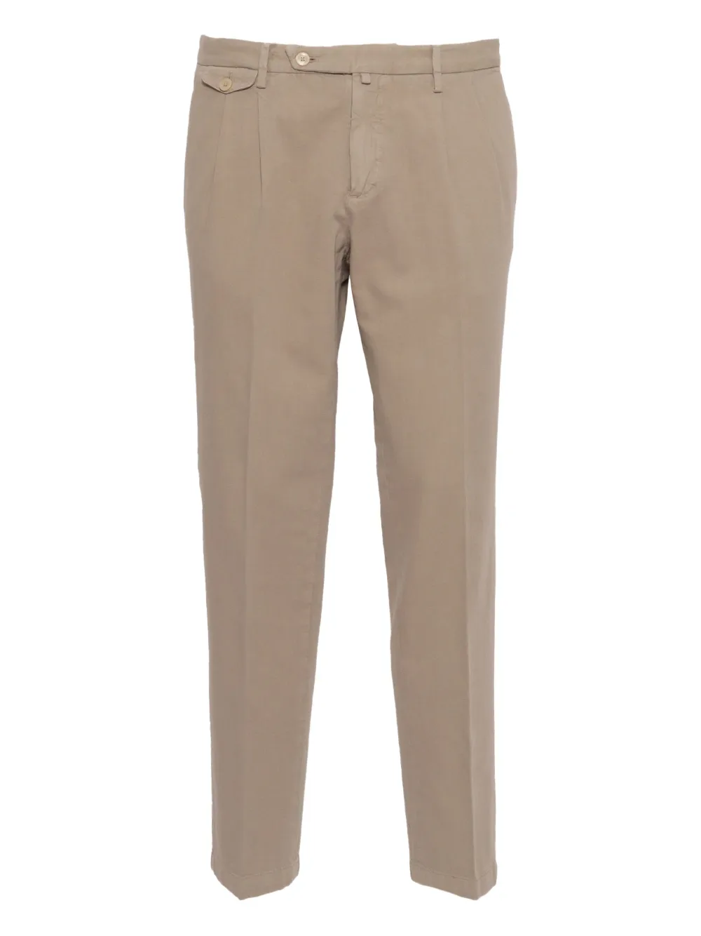 pleated cotton trousers