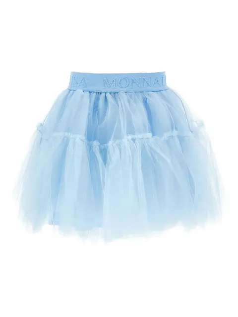Monnalisa tulle ruffled skirt