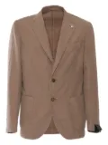 BRANDO three-button patch-pocket jacket - Neutrals