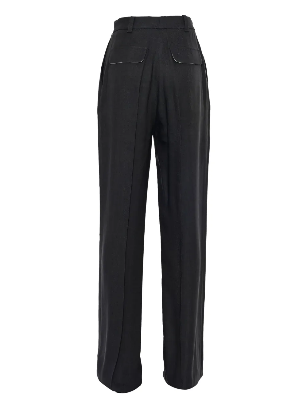 Elisabetta Franchi Straight plooibroek - Zwart