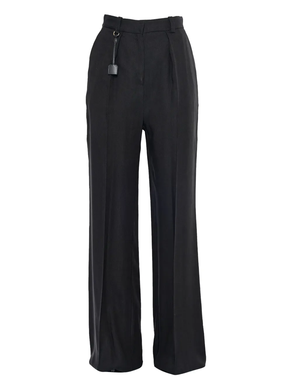 Elisabetta Franchi Straight plooibroek Zwart