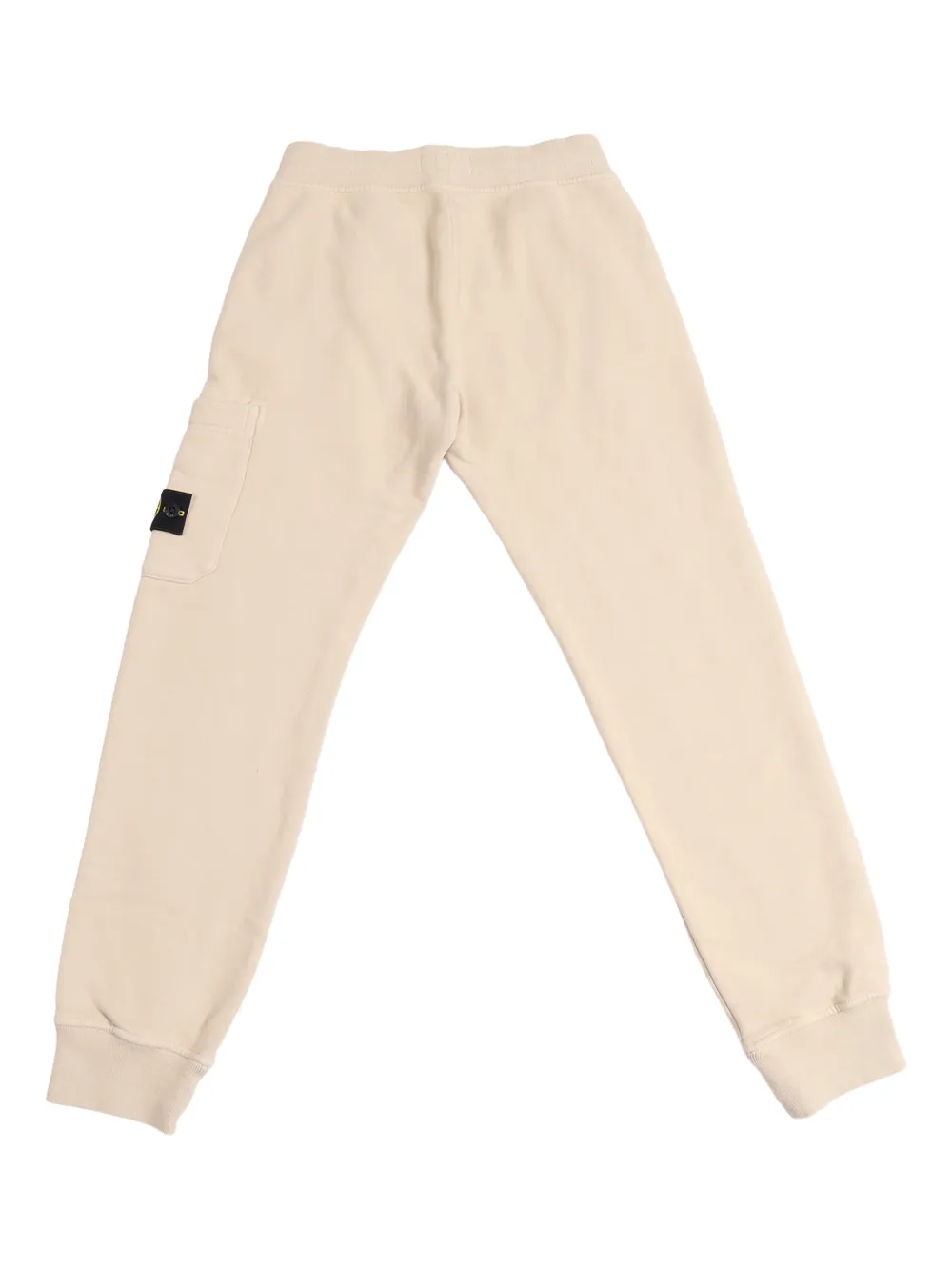 Stone Island Junior Trainingsbroek met logopatch Beige