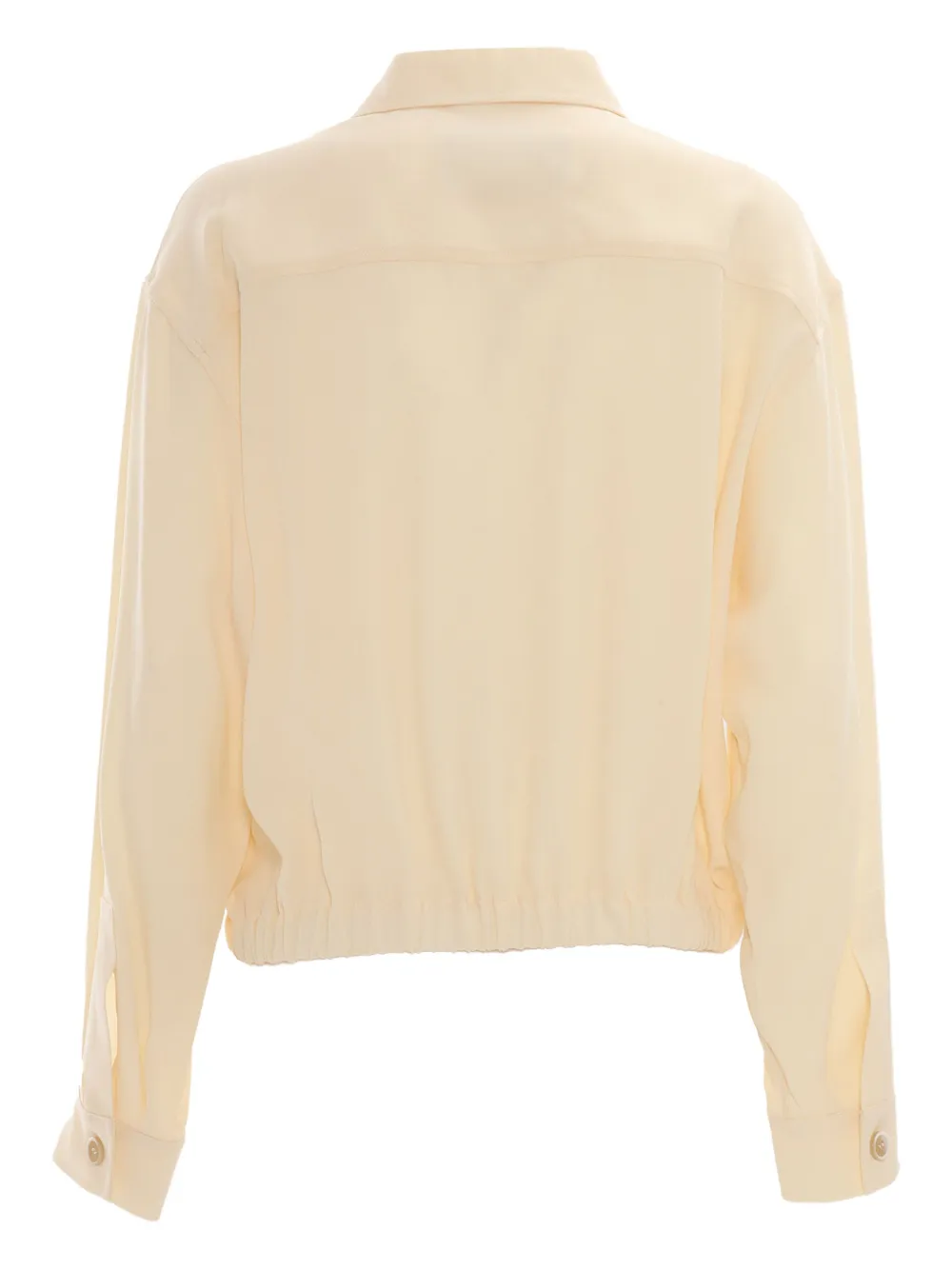 Fabiana Filippi Bomberjack met opgestikte zak Beige