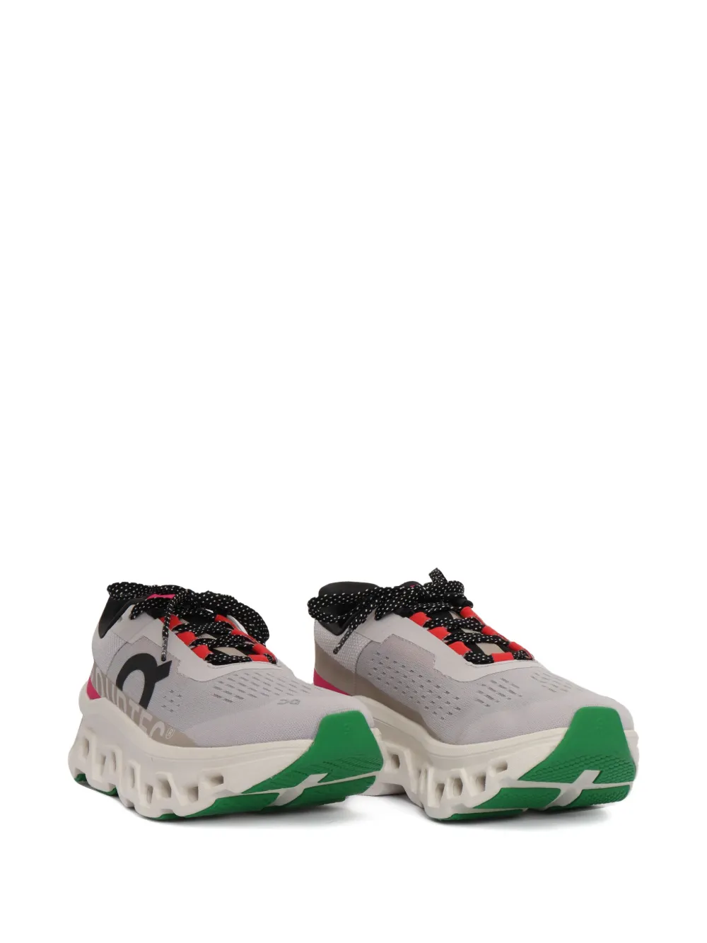 On Running Cloudmonster lace-up sneakers Grey