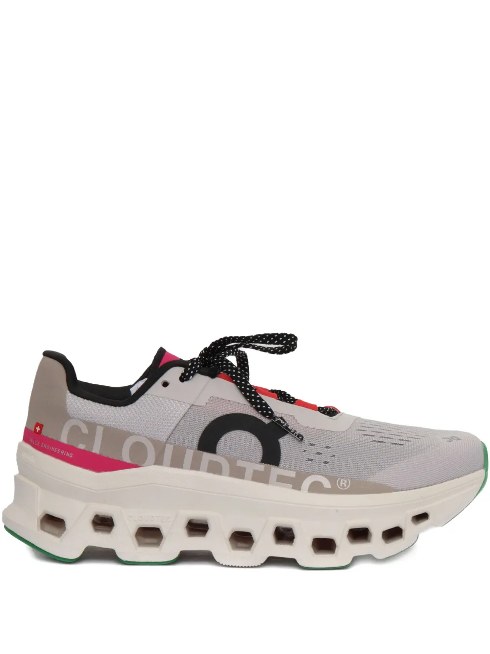 On Running Cloudmonster lace-up sneakers Grey