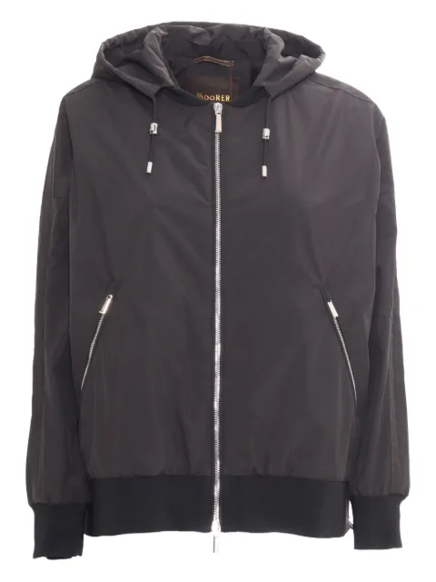 Moorer chamarra con capucha y cierre