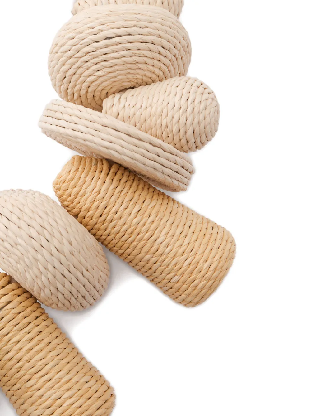 Weekend Max Mara Soraia Rope-beaded Necklace In Neutral