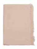 D'aniello Arthur fringed linen scarf - Pink