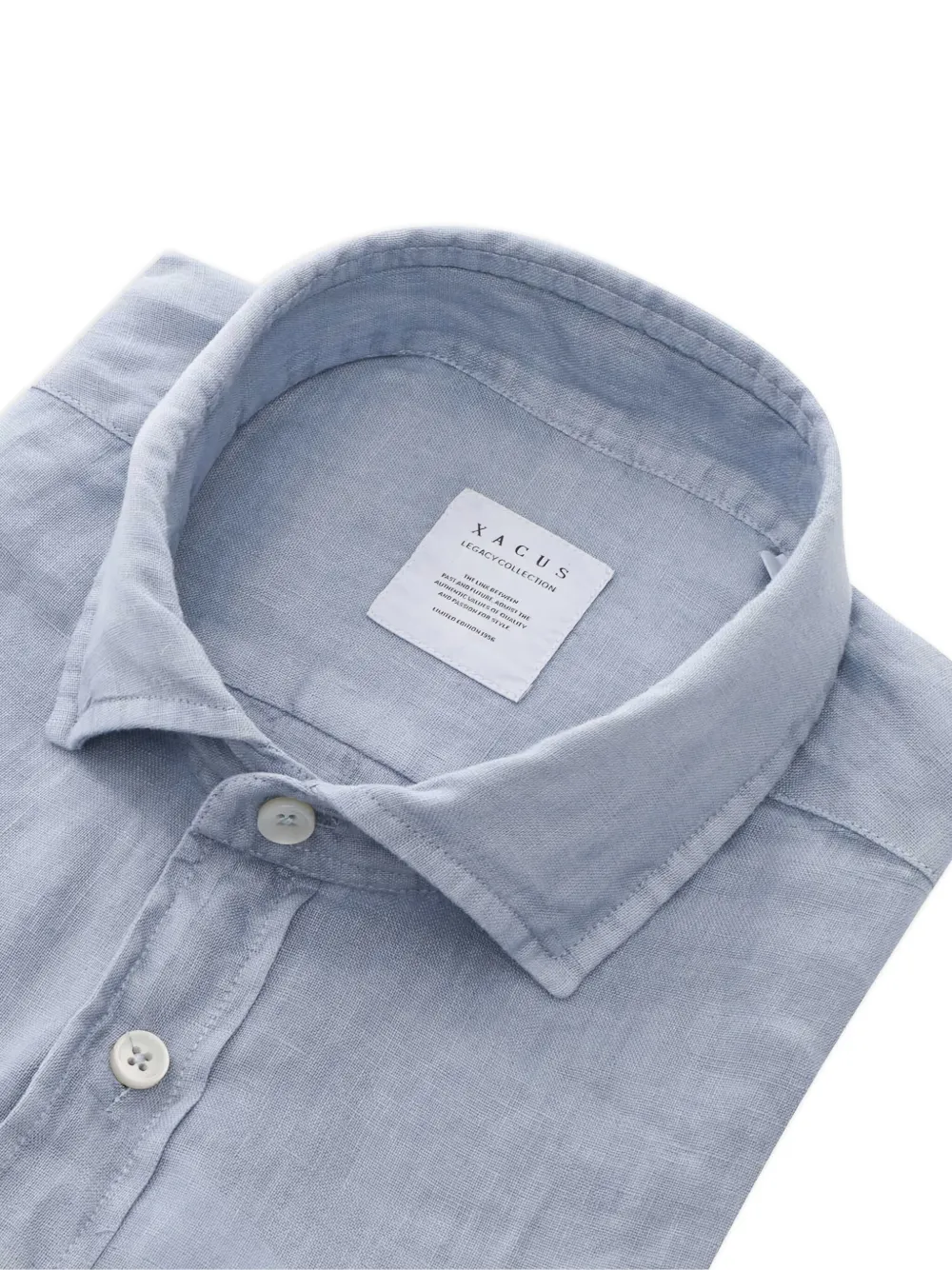 Xacus Linnen overhemd - Blauw