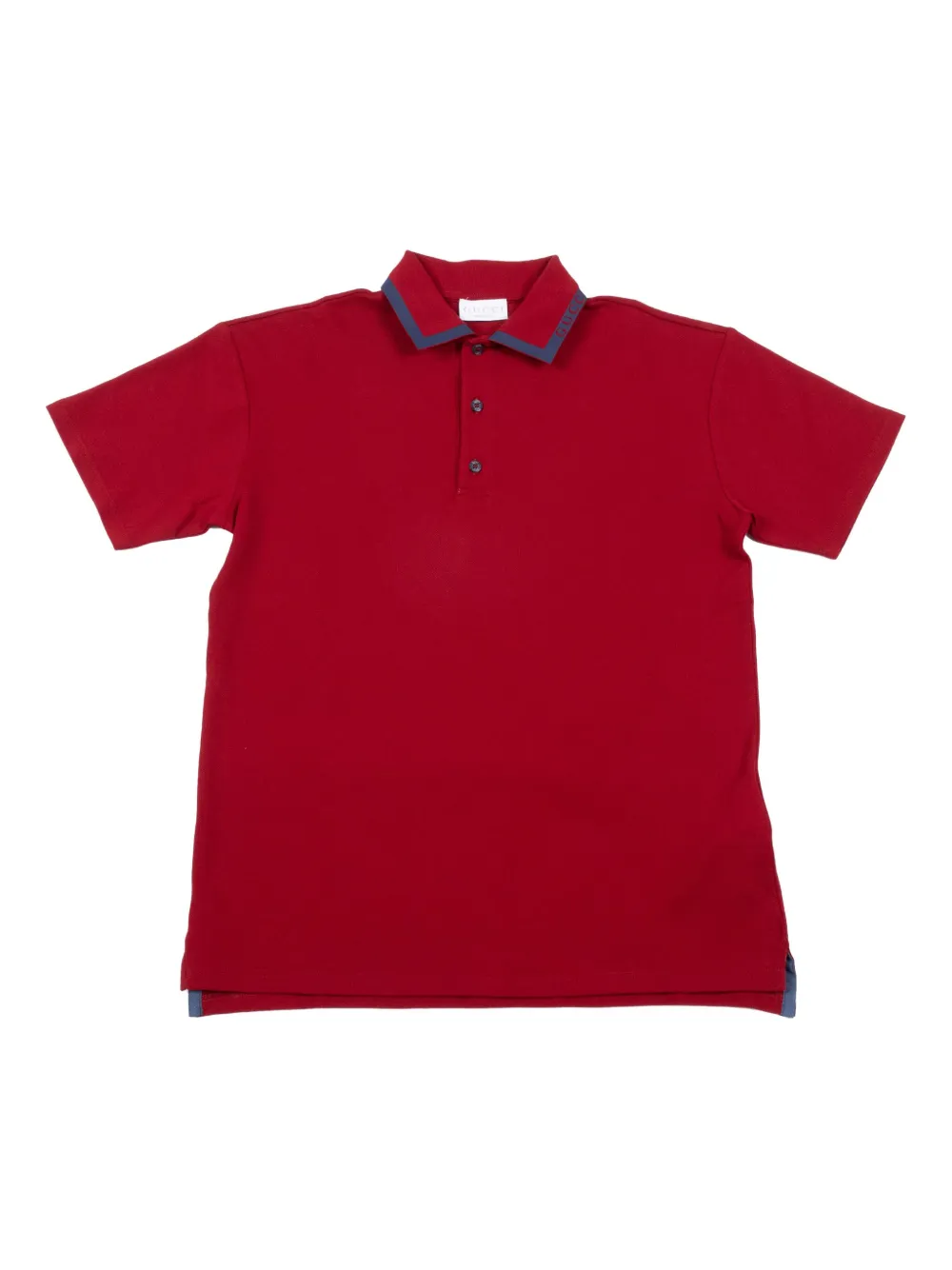 Gucci Kids short-sleeve polo shirt Rood