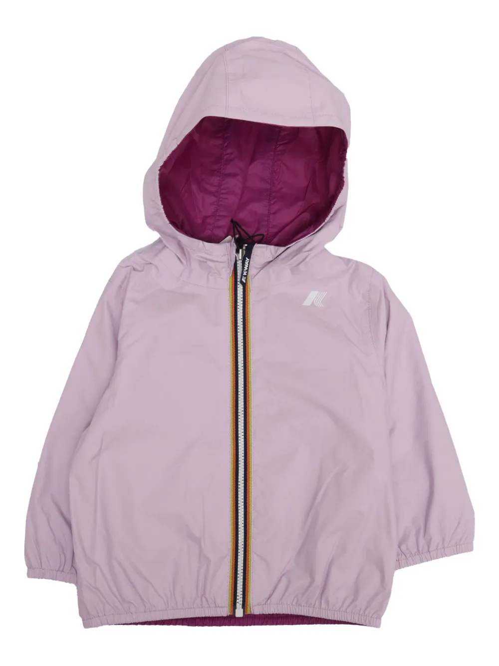 K Way Kids Jake jack met capuchon en ritssluiting Roze