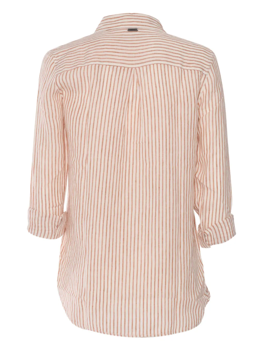 Barbour Gestreept linnen blouse - Beige