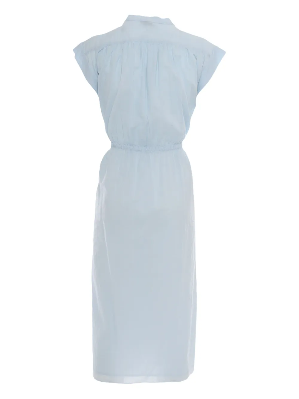 Peserico Verfraaide midi-jurk met gestrikte taille - Blauw