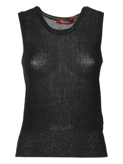 Max Mara round-neck sleeveless top