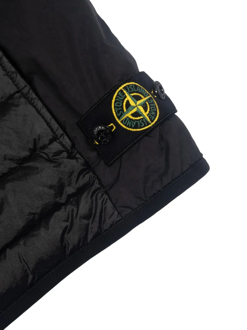Stone Island Junior quilted gilet Zwart