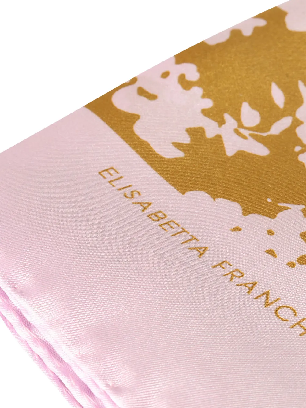 Elisabetta Franchi Sjaal met bloemenprint - Roze