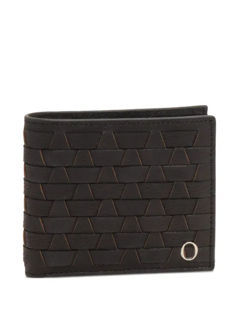 Orciani woven leather wallet