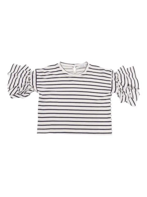 MAGIL striped ruffled T-shirt