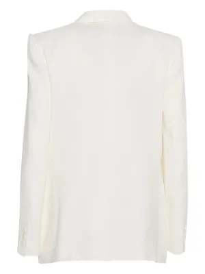 ジャケット ELISABETTA FRANCHI Crepe and tulle blazer Elisabetta Franchi Crêpe And Tulle Blazer | ShopSimon