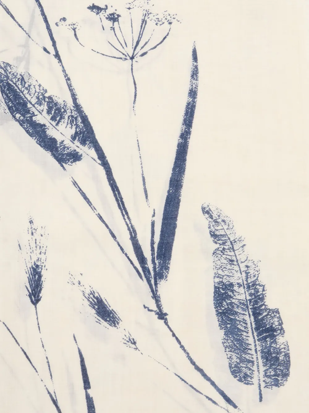 Faliero Sarti Sjaal met bloemenprint - Beige