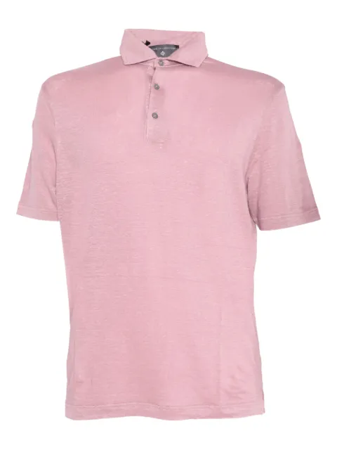 Filippo De Laurentiis linen-blend polo shirt