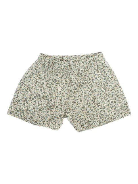 Il Gufo Shorts a fiori in cotone