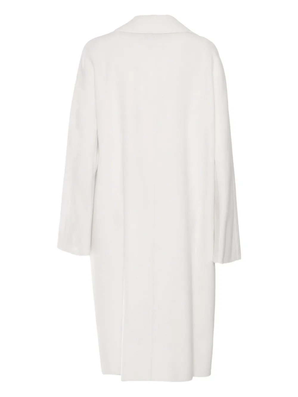 Max Mara Jas van kasjmier-wolblend met dubbele rij knopen Wit