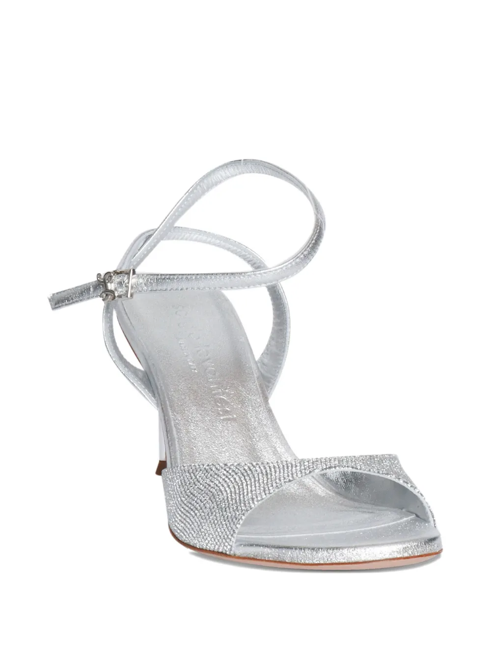 Sergio Levantesi crystal-embellishment sandals Silver