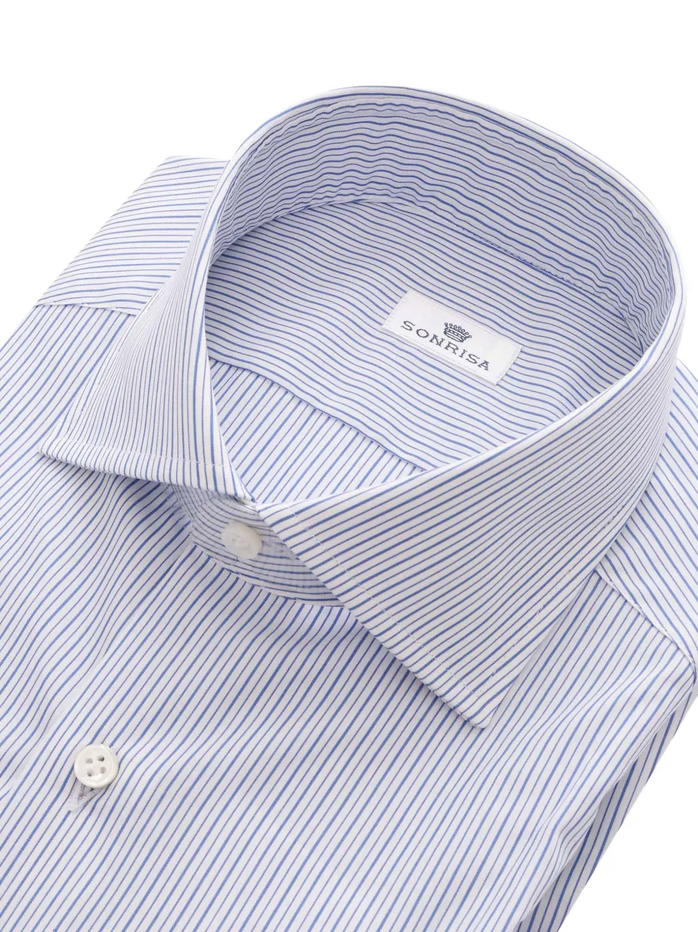 Sonrisa pinstripe cotton shirt - Blauw