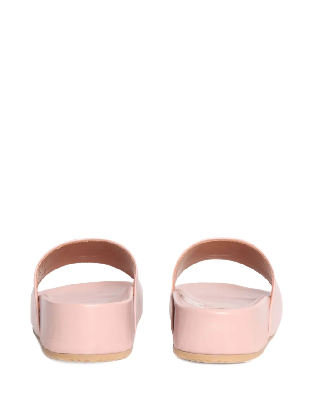 Via Roma 15 leather V-embellished sandals Pink
