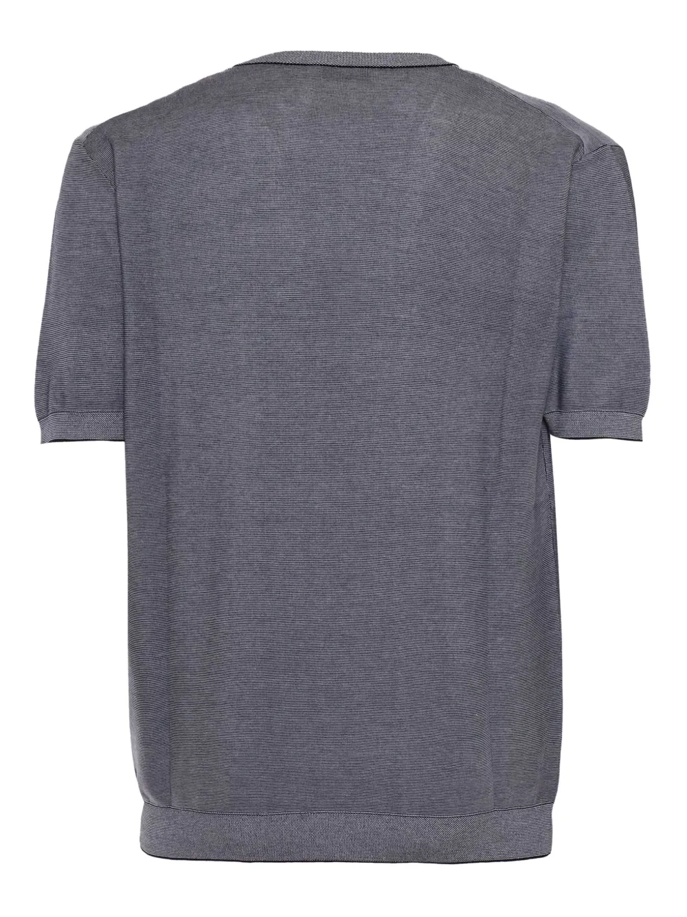 Kangra Mille Righe T-shirt met korte mouwen - Grijs
