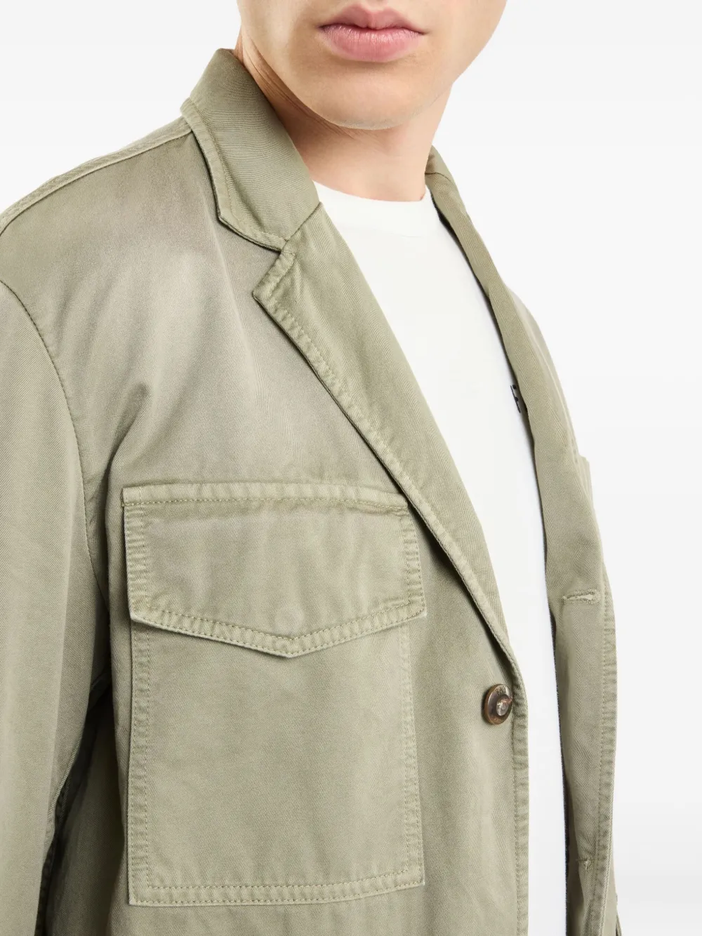 Fay Cotton Jacket In Green