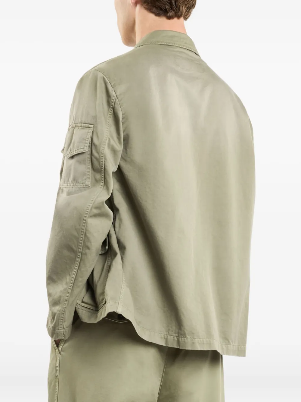 Fay Cotton Jacket In Green