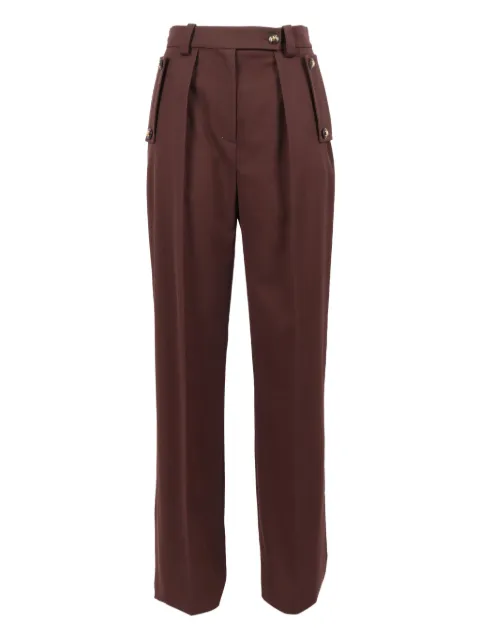 Elisabetta Franchi pleated pocket trousers