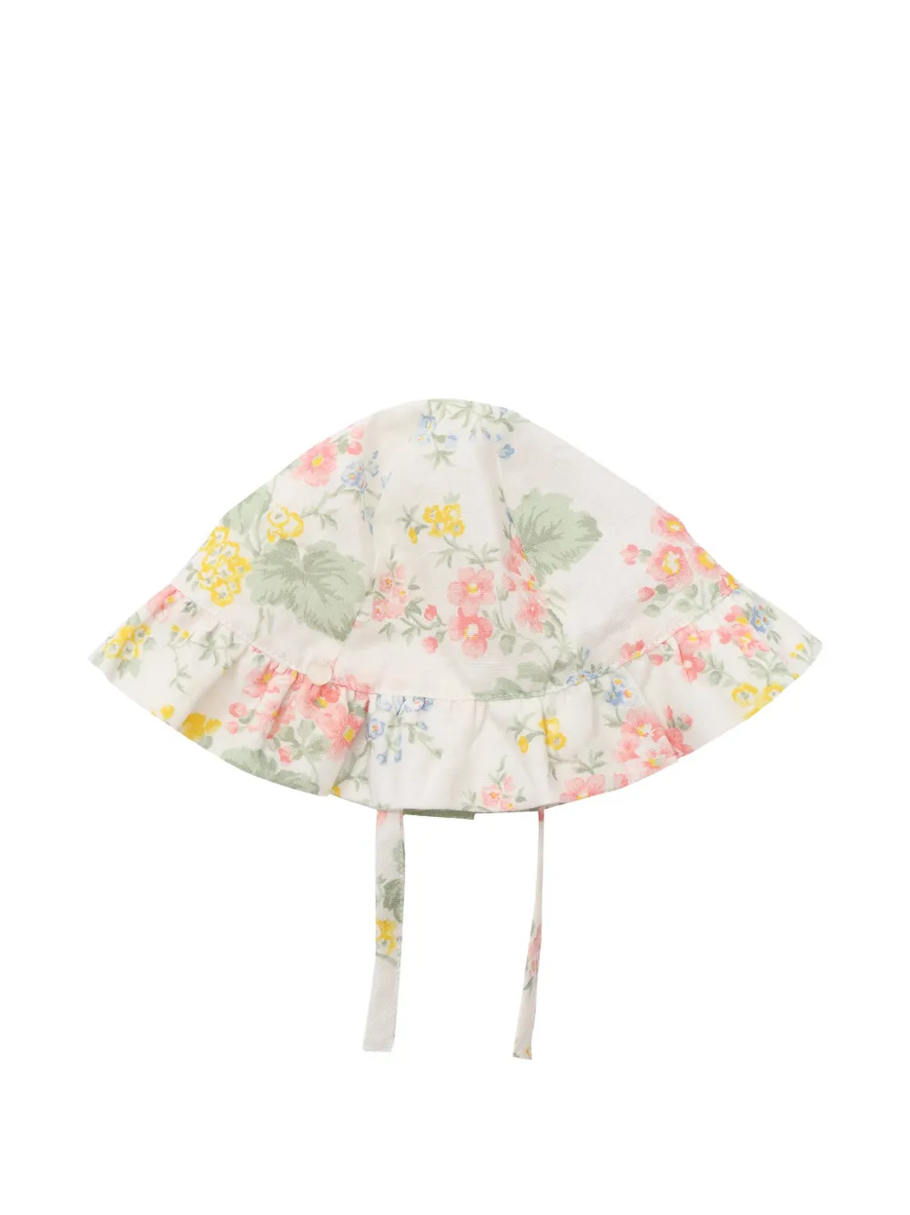 Tartine Et Chocolat Zonnehoed met bloemenprint en ruches - Beige