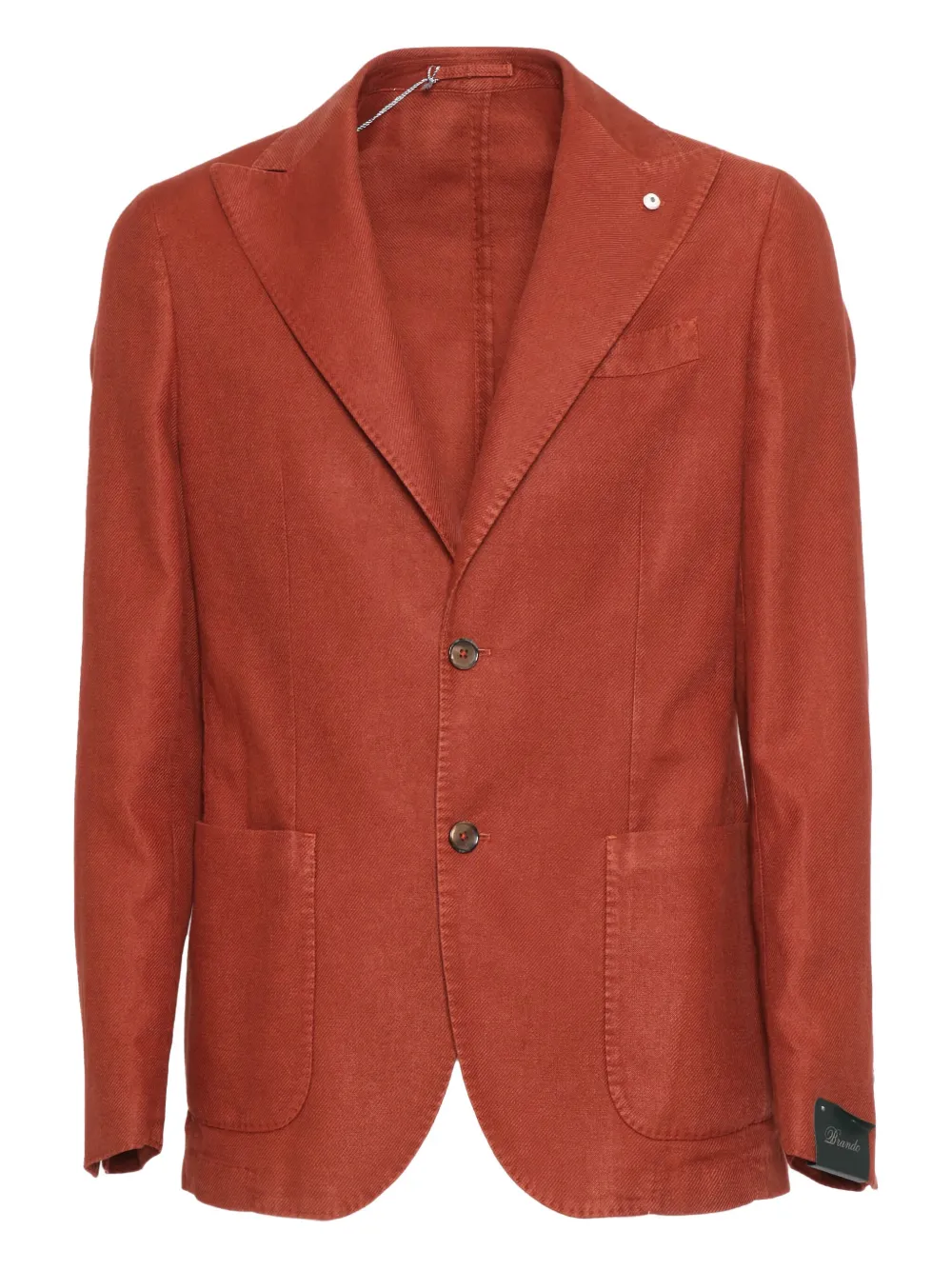 two-button patch-pockets blazer