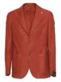 BRANDO two-button patch-pockets blazer - Brown