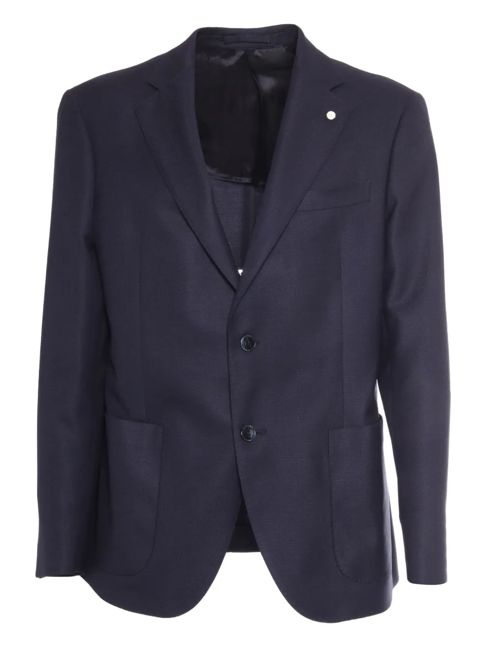 two-button patch-pocket blazer