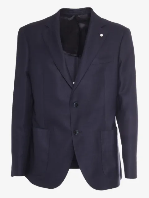 LUIGI BIANCHI MANTOVA two-button patch-pocket blazer