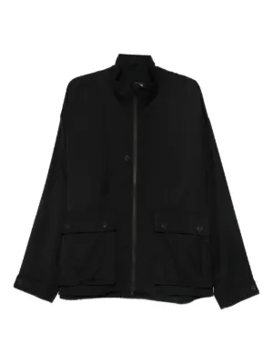 HELIOT EMIL Elementary Parka Coat | Black | FARFETCH