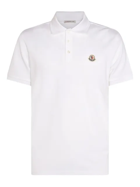 Moncler logo-patch polo shirt