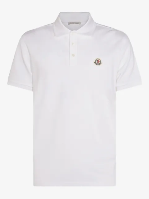 Moncler logo-patch polo shirt