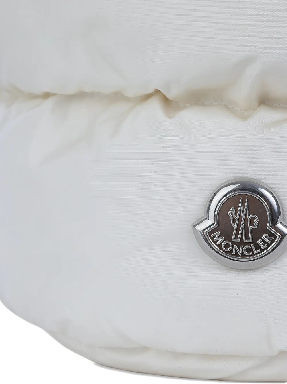 Moncler Caradoc gewatteerde bucket-tas Wit